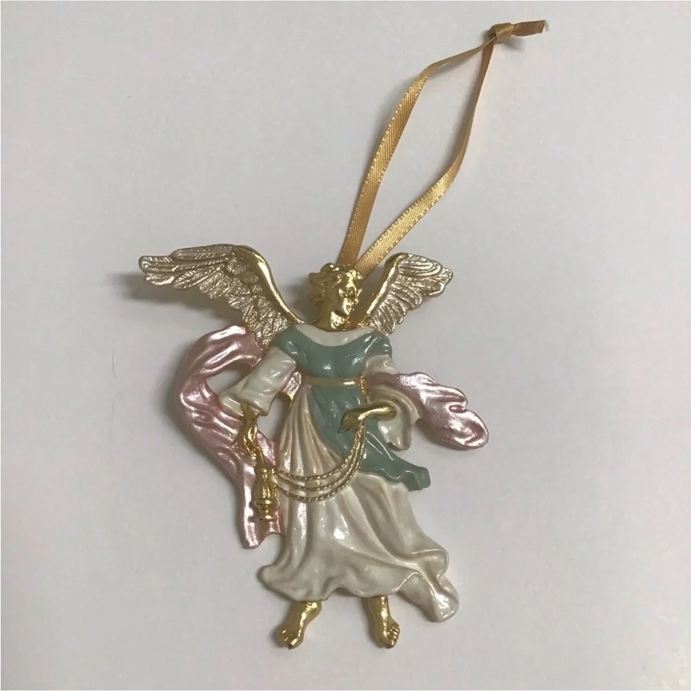 The Met New York Museum of Art 2018 Angel Christmas Tree Ornament Gold USA NEW - Picture 8 of 16
